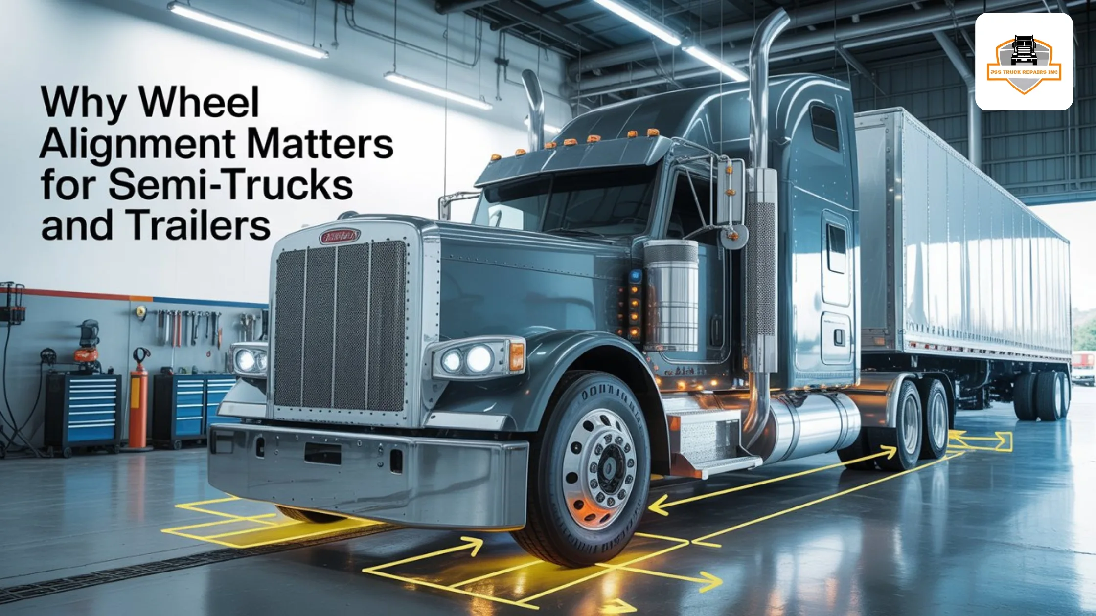 Why Wheel Alignment Matters for Semi-Trucks and Trailers